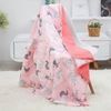 Soft 100%Polyester 80*100cm Baby Crib Cover Bed Quilting Comfort Muslin Swaddle Quilt Blankets