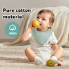 Super Comfortable Baby Drool Bibs Cotton OEM Printed Baby Bibs for Eating Drooling and Teething