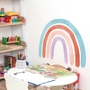 Boho Rainbow Wall Decal For Kid Room Wall Art Sticker Peel And Stick Wall Decals for Kids Room Nursery