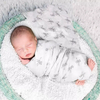 Healthy Sleep Plain 100% Organic Cotton Muslin Swaddle Infant Swaddle Blanket Baby Blanket