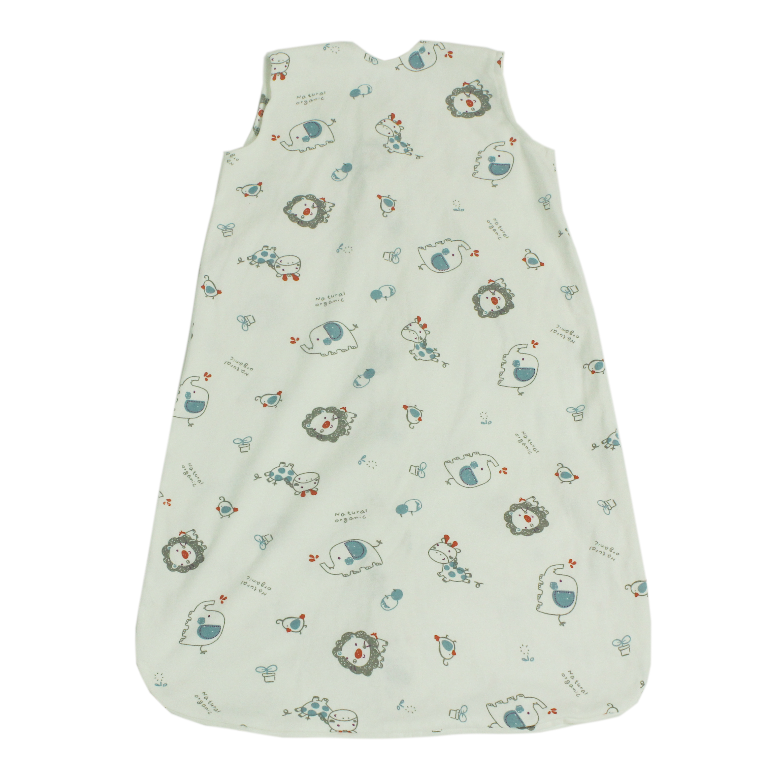 100% Cotton Fast Delivery Summer Baby Sleeping Muslin Sleeveless Zipper Sleep Bag
