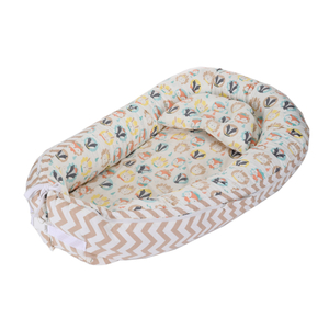 Detachable Baby Nest Lounger Co-Sleeping Newborn 100% Soft Cotton Breathable Portable Crib