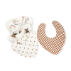 Wholesale 6-Layer Organic Cotton Baby Bibs Quick-Dry Drool Bibs for Newborn & Toddler 
